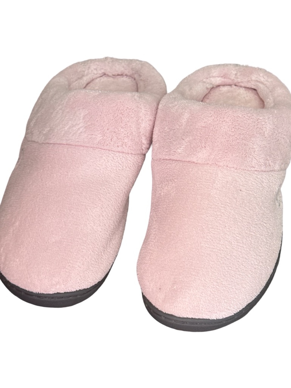 isotoner Gray Machine Washable Slippers - Women's